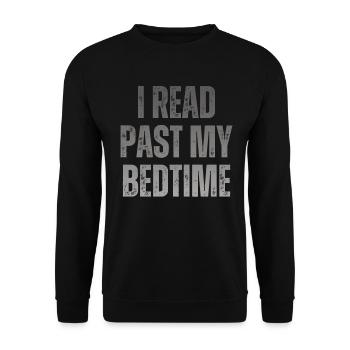Bibliothèque livre amant lecture rat de bibliothèque - Sweat-shirt Unisexe - noir - Devant - Alina (178cm) & Michal (187cm)
