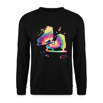 Figure Skating Ice Skating Figure Skating - Unisex Sweatshirt - black - Front - Alina (178cm) & Michal (187cm)