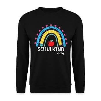 Start of school enrollment school child 2024 - Unisex Sweatshirt - black - Front - Alina (178cm) & Michal (187cm)