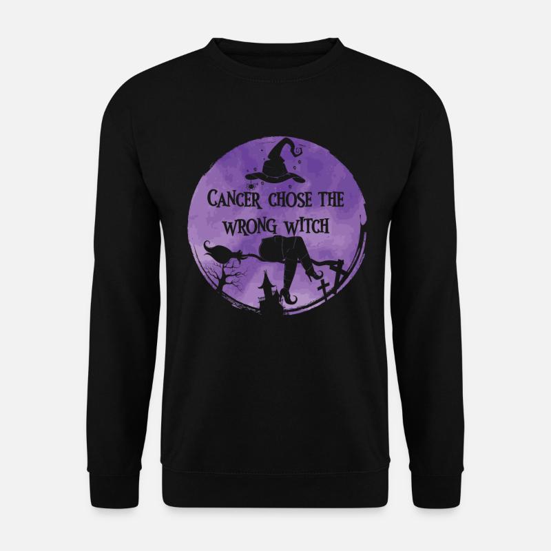Cancer Witch Purple Leiomyosarcoma - Unisex Sweatshirt - black