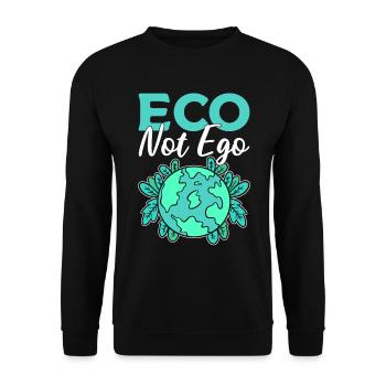 Eco Not Ego Förster - Unisex Pullover - Schwarz - Vorne - Alina (178cm) & Michal (187cm)