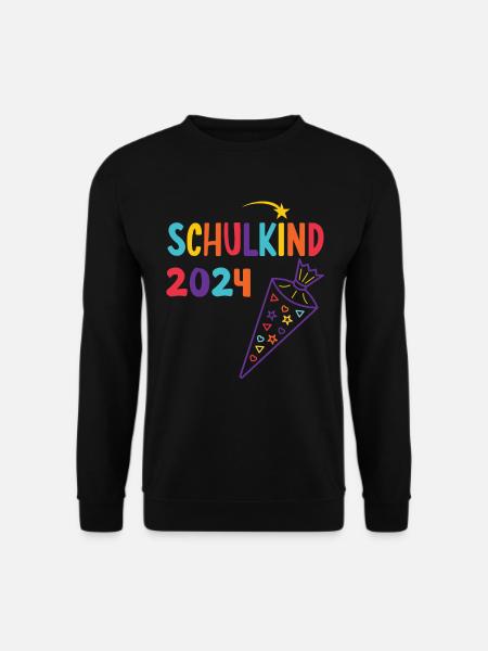 Schulanfang Einschulung Schulkind 2024 - Unisex Pullover - Schwarz