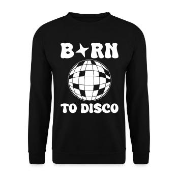 Disco-Liebhaber Professioneller Tänzer - Unisex Pullover - Schwarz - Vorne - Alina (178cm) & Michal (187cm)
