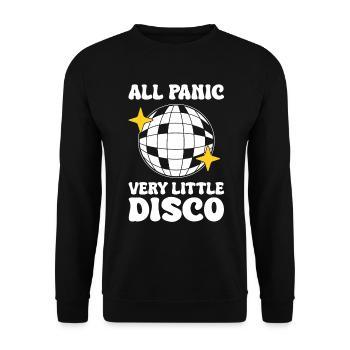 Disco-Liebhaber Ballsaaltänzerin - Unisex Pullover - Schwarz - Vorne - Alina (178cm) & Michal (187cm)