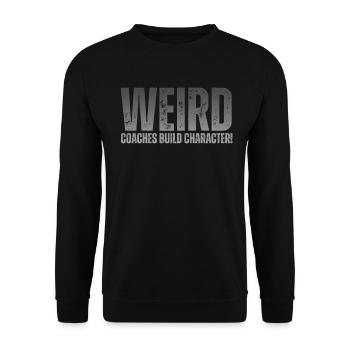 Weird Coaches Make Up Character Coach - Unisex Sweatshirt - black - Front - Alina (178cm) & Michal (187cm)