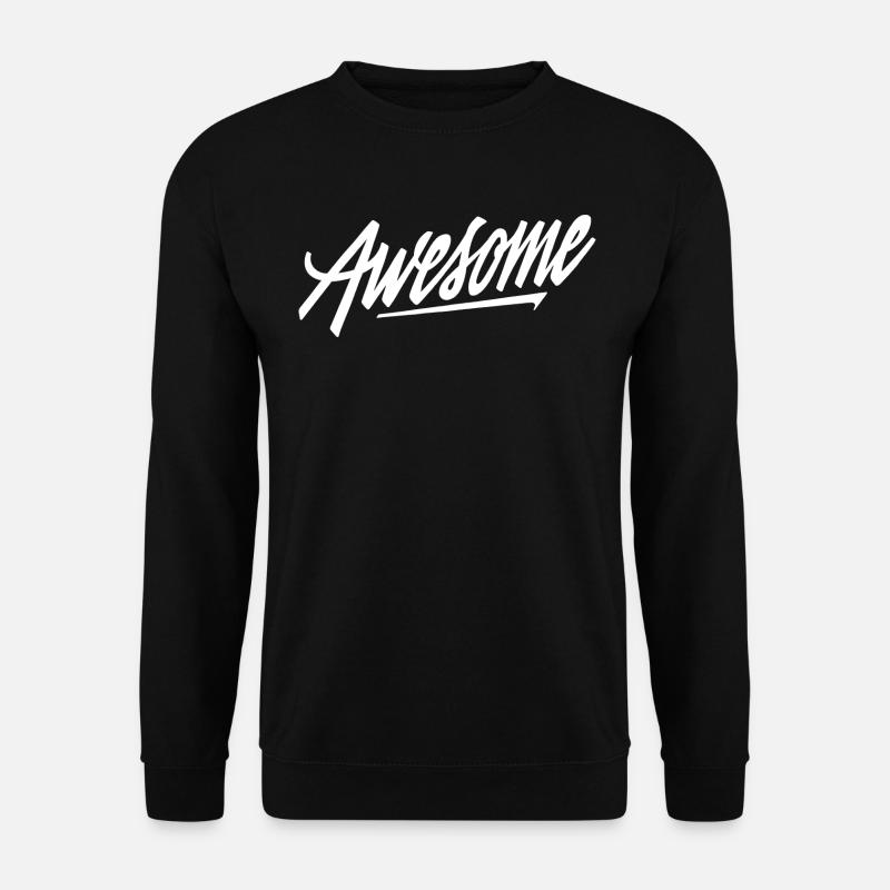 Awesome - Unisex Pullover - Schwarz