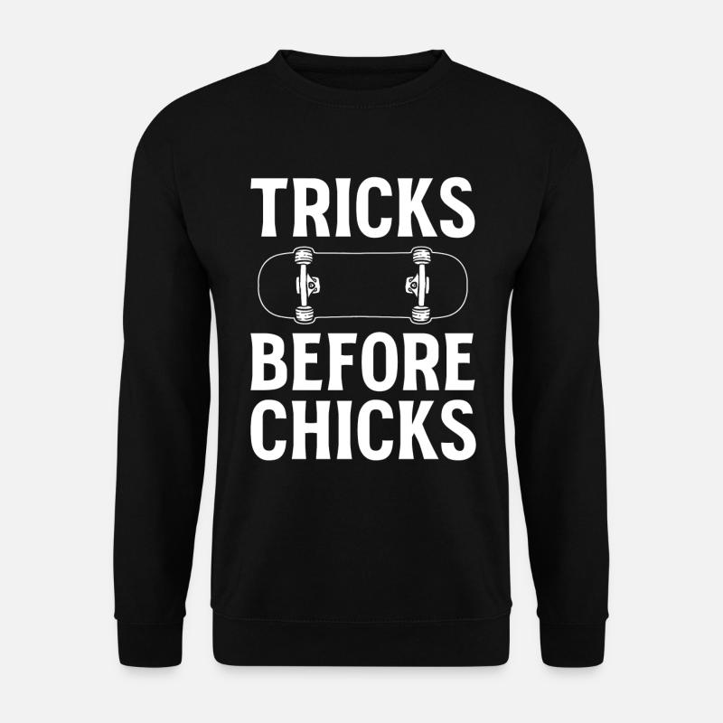 Skateboard-Skateboarder Skateboardfahrer - Unisex Pullover - Schwarz