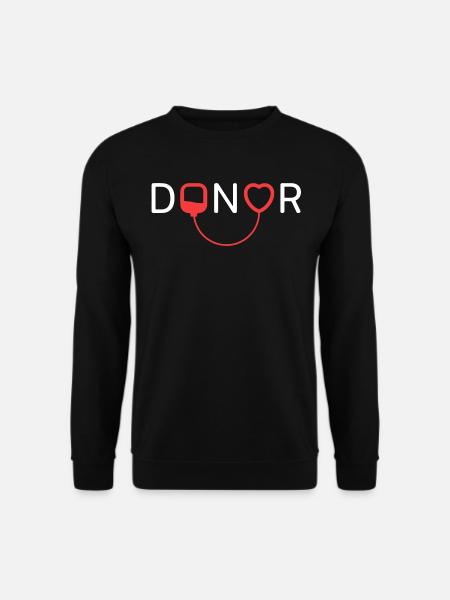 Donor - Spender - Unisex Pullover - Schwarz