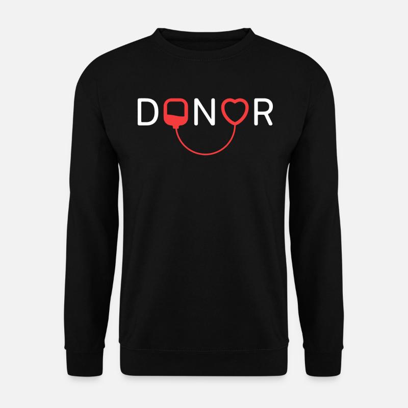 Donor - Spender - Unisex Sweatshirt - black