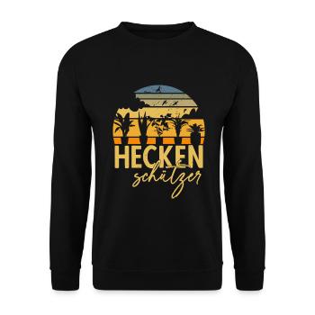 Gartenarbeit Pflanzen Gärtner Geschenk Garten - Unisex Pullover - Schwarz - Vorne - Alina (178cm) & Michal (187cm)