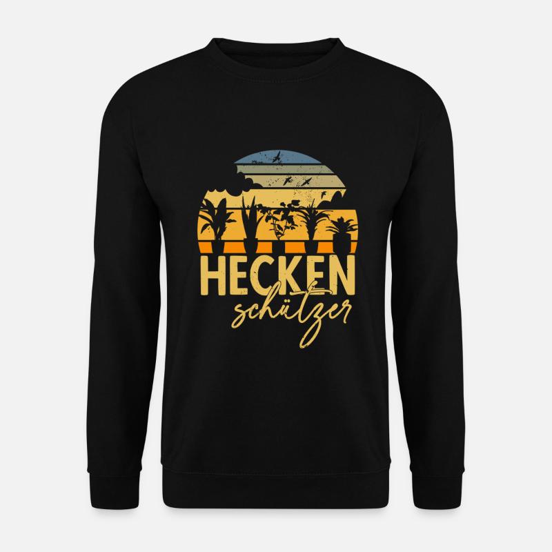 Gartenarbeit Pflanzen Gärtner Geschenk Garten - Unisex Pullover - Schwarz