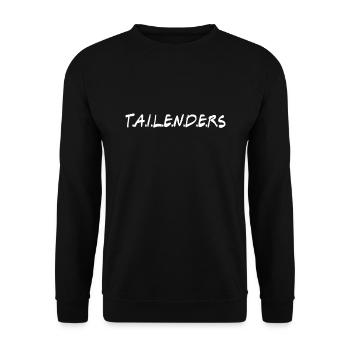 Tailenders 05 - Unisex Sweatshirt - black - Front - Alina (178cm) & Michal (187cm)