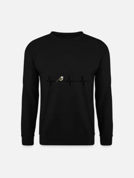 Vögel Vogelbeobachter Herzschlag Frühling Vogel - Unisex Pullover - Schwarz