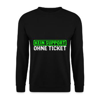 Systemadministrator Admin Itler Programmierer Büro - Unisex Pullover - Schwarz - Vorne - Alina (178cm) & Michal (187cm)