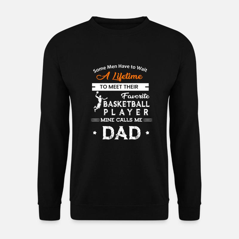 Basketball Dad ruft mich an - Unisex Pullover - Schwarz