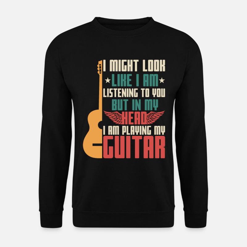 Guitar funny - Unisex Sweatshirt - black