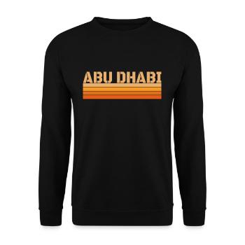 Embrace the essence of the Emirates with this - Unisex Sweatshirt - black - Front - Alina (178cm) & Michal (187cm)