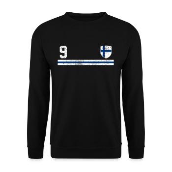 Discover the beauty of Finnish - Unisex Sweatshirt - black - Front - Alina (178cm) & Michal (187cm)