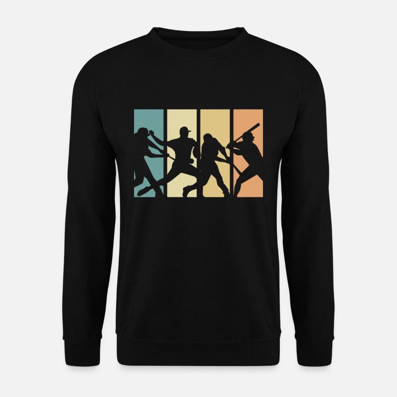 Baseball-Retro-Evolution-Design für - Unisex Pullover - Schwarz