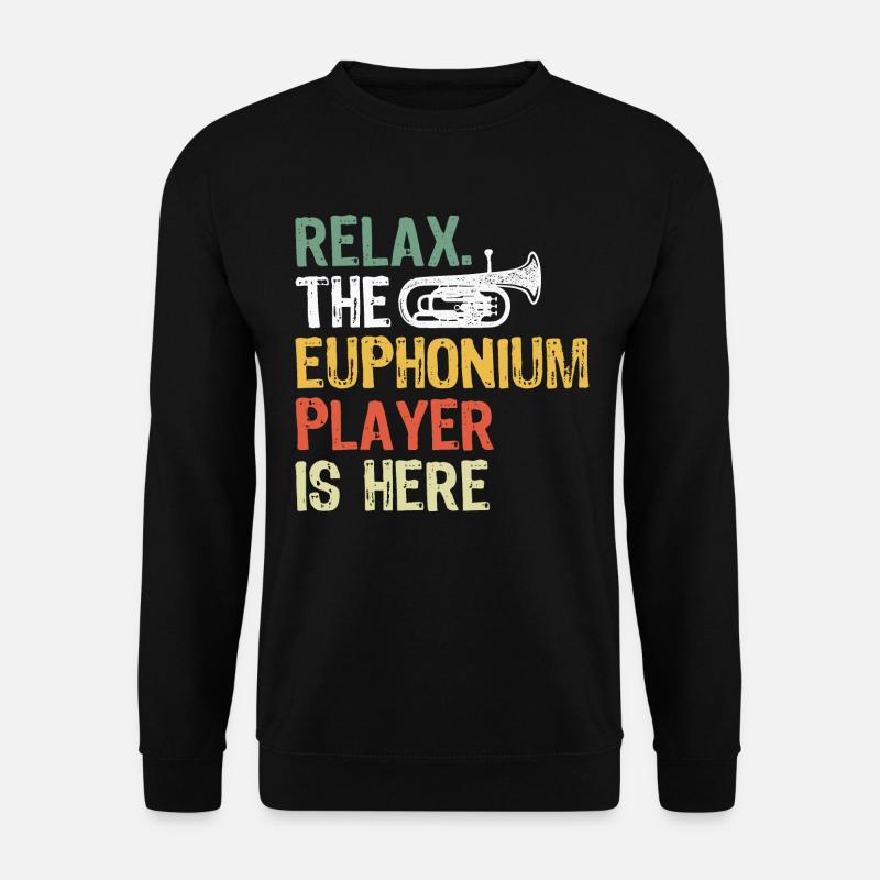 Euphonium Orchester Musiker - Unisex Pullover - Schwarz