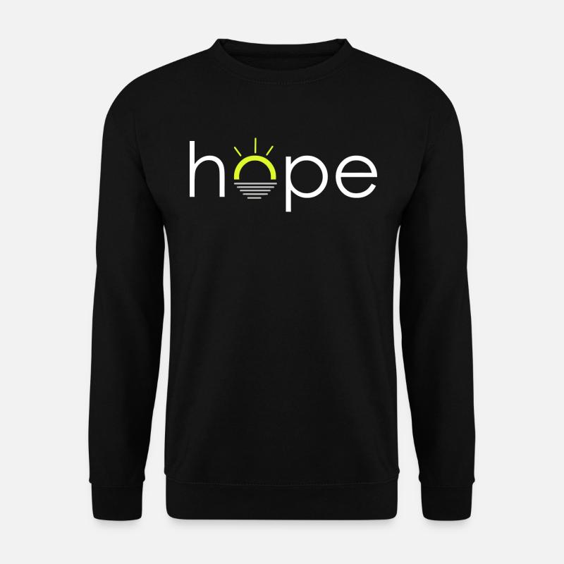 Hope - Hoffnung - Unisex Pullover - Schwarz