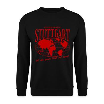 Stuttgart Home Pride Football Cadeau - Sweat-shirt Unisexe - noir - Devant - Alina (178cm) & Michal (187cm)