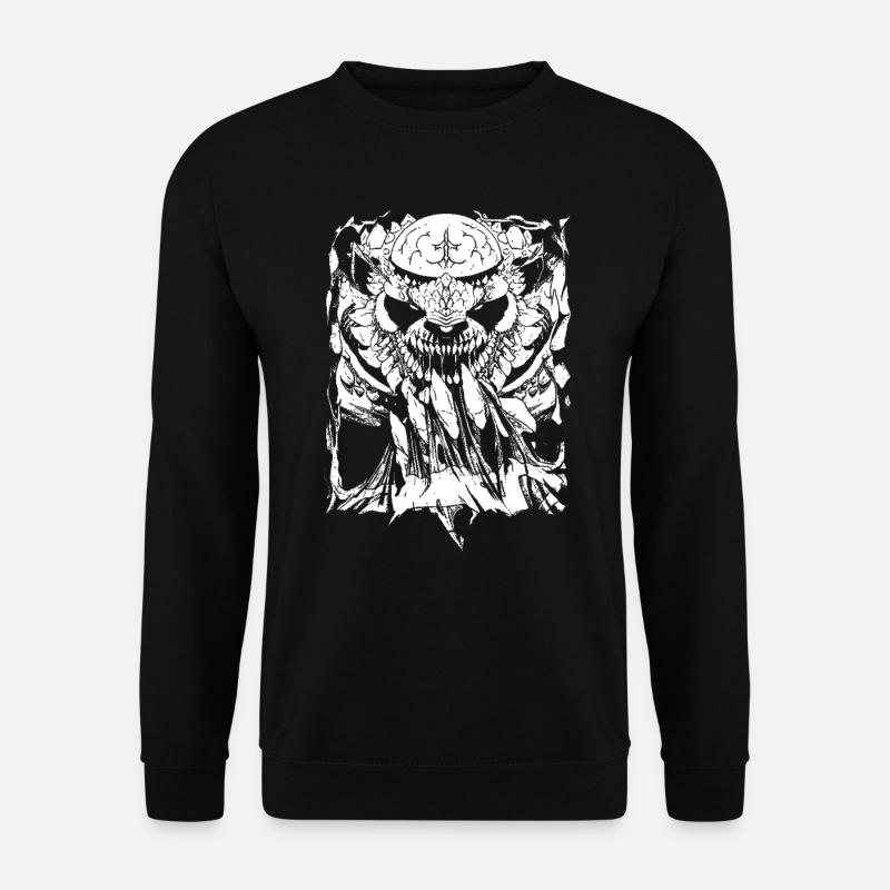 Halloween Panda Monster - Unisex Pullover - Schwarz
