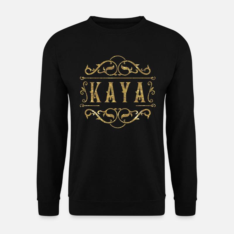 Kaya gold - Unisex Sweatshirt - black