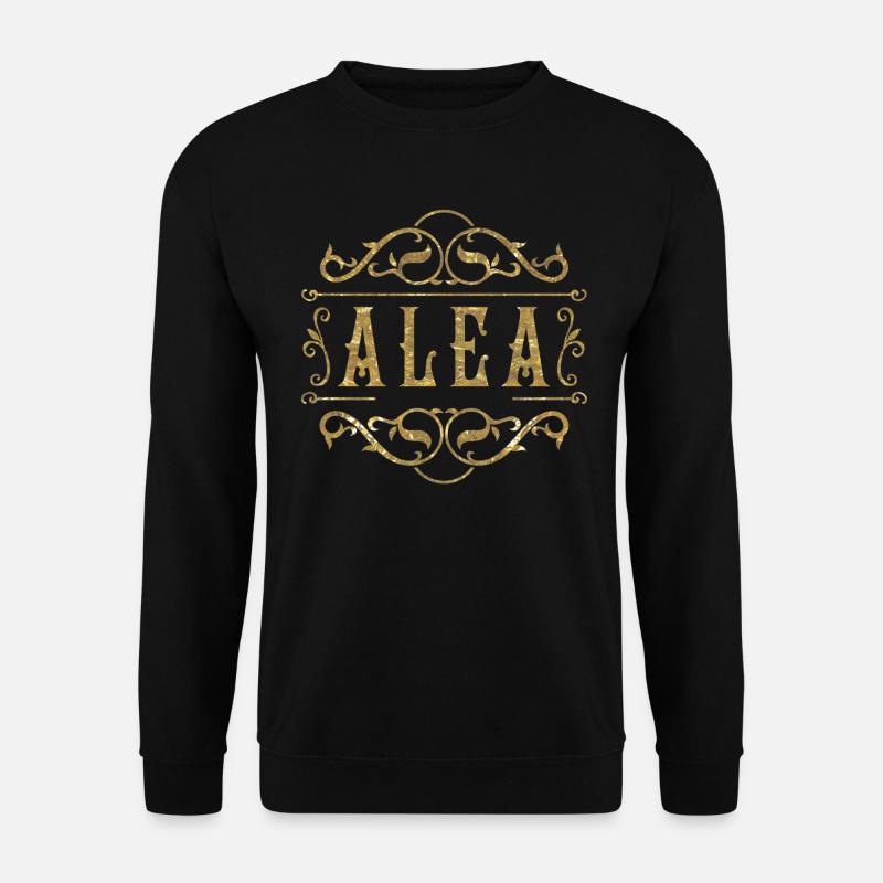 Alea gold - Unisex Sweatshirt - black