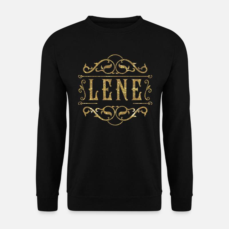 Léne or - Sweat-shirt Unisexe - noir