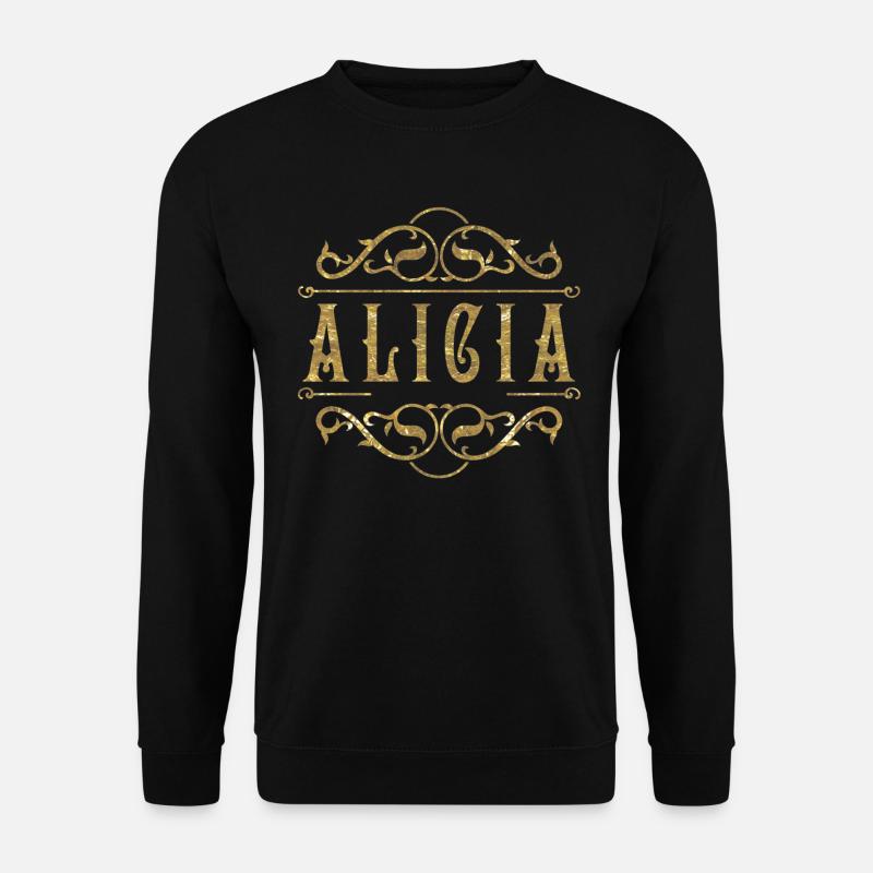 Alicia or - Sweat-shirt Unisexe - noir