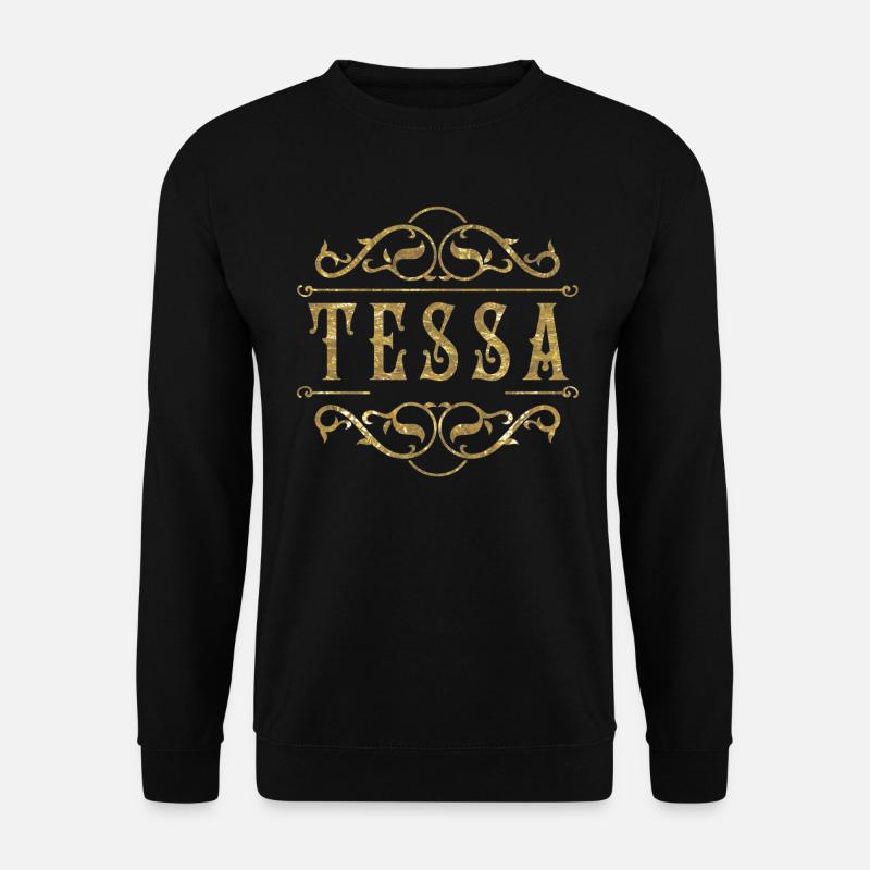 Tessa guld - Unisex sweater - sort