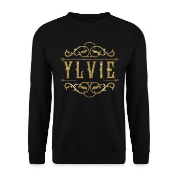 Ylvie or - Sweat-shirt Unisexe - noir - Devant - Alina (178cm) & Michal (187cm)