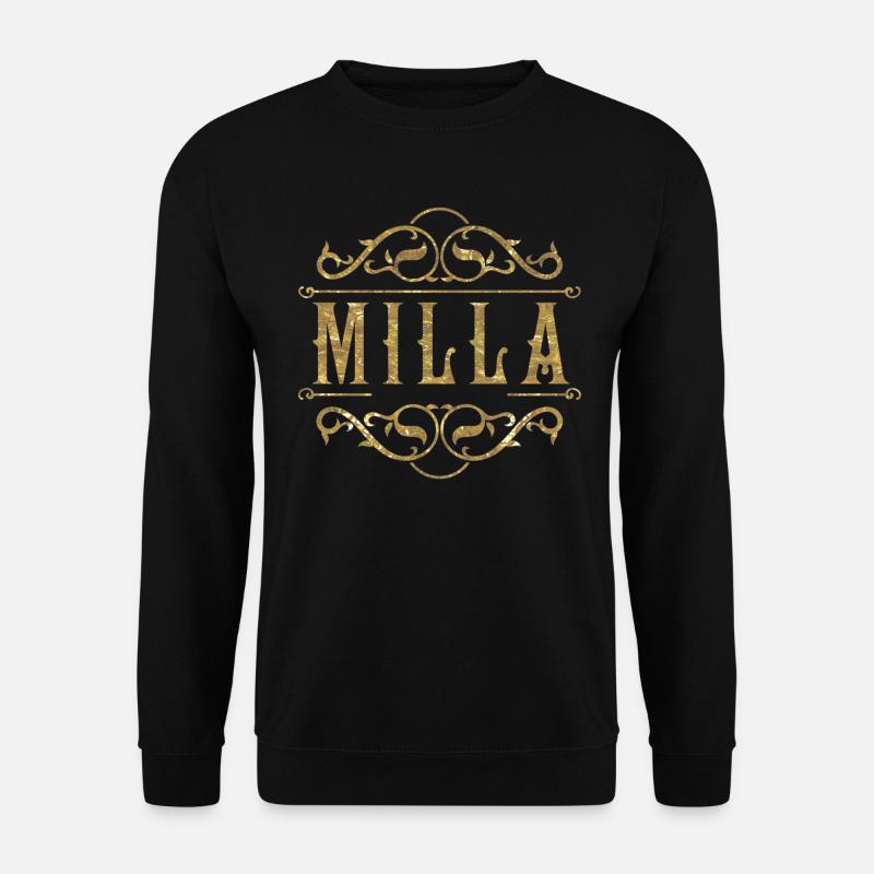 Milla guld - Unisex sweater - sort