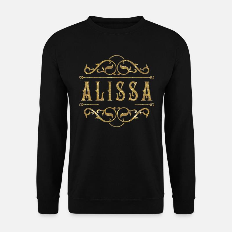 Alissa gold - Unisex Sweatshirt - black