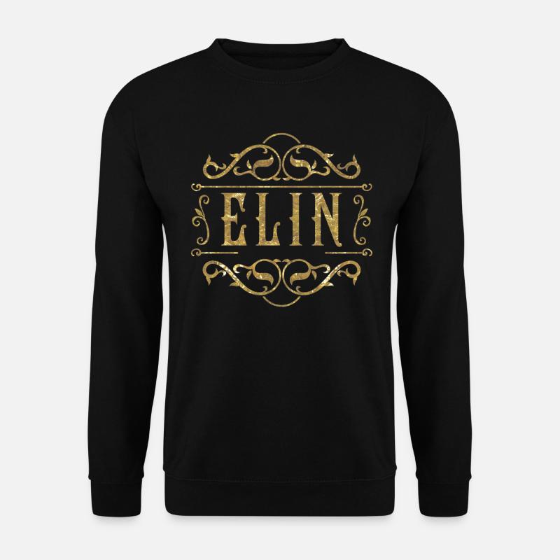 Elin guld - Unisextröja - svart