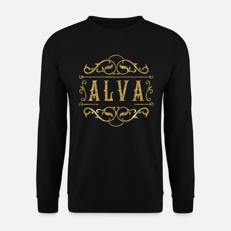 Alva gold - Unisex Pullover - Schwarz