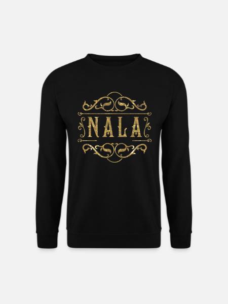 Nala gold - Unisex Pullover - Schwarz