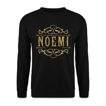 Noemi gold - Unisex Pullover - Schwarz - Vorne - Alina (178cm) & Michal (187cm)