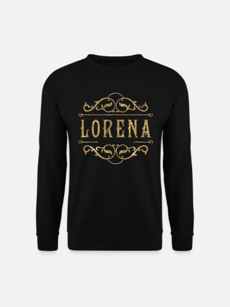Lorena gold - Unisex Pullover - Schwarz