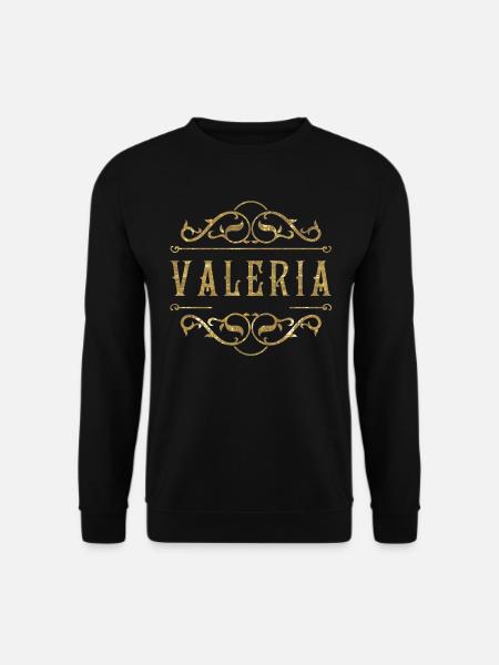 Valeria gold - Unisex Pullover - Schwarz