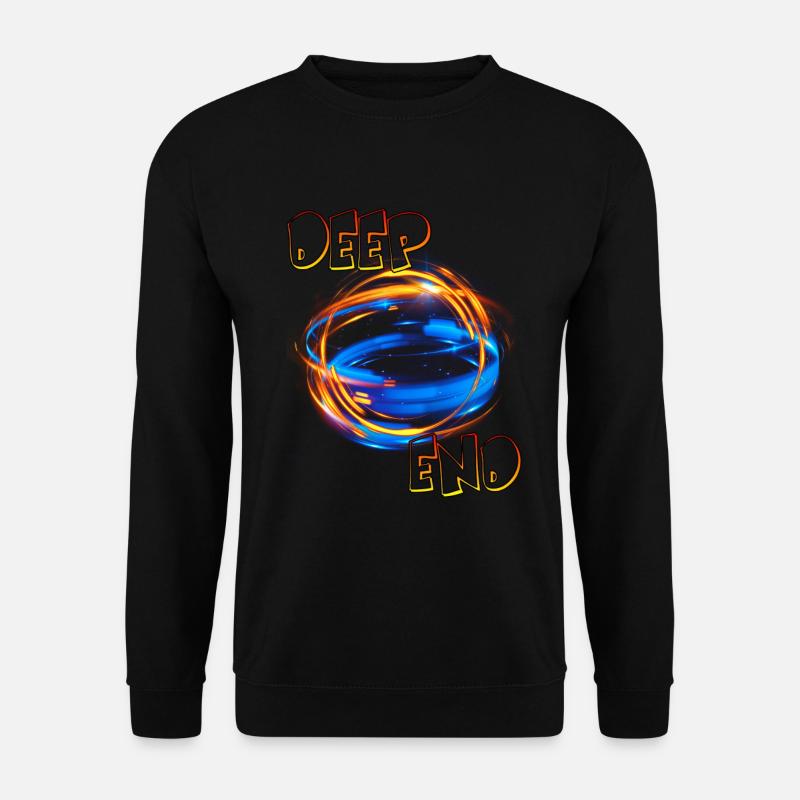 Tiefes Ende - Unisex Pullover - Schwarz