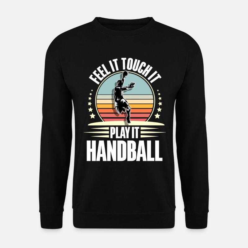 Handball Handballer - Unisex Pullover - Schwarz