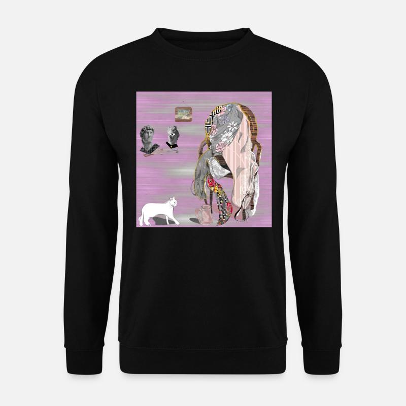 Chaise de Reflections Glitched - Sweat-shirt Unisexe - noir