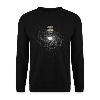 Intelligentes Leben im Universum - Unisex Pullover - Schwarz - Vorne - Alina (178cm) & Michal (187cm)