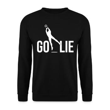 Gardien de but - Le gardien de but - Sweat-shirt Unisexe - noir - Devant - Alina (178cm) & Michal (187cm)