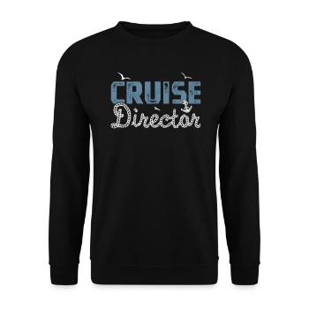 Kreuzfahrt Kreuzfahrtdirektor Directeur de croisière - Sweat-shirt Unisexe - noir - Devant - Alina (178cm) & Michal (187cm)