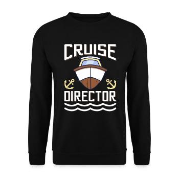 Kreuzfahrt Kreuzfahrtdirektor Directeur de croisière - Sweat-shirt Unisexe - noir - Devant - Alina (178cm) & Michal (187cm)