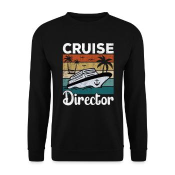 Kreuzfahrt Kreuzfahrtdirektor Directeur de croisière - Sweat-shirt Unisexe - noir - Devant - Alina (178cm) & Michal (187cm)
