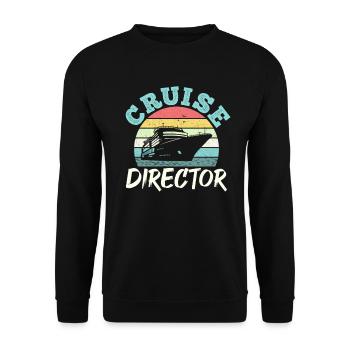 Kreuzfahrt Kreuzfahrtdirektor Directeur de croisière - Sweat-shirt Unisexe - noir - Devant - Alina (178cm) & Michal (187cm)